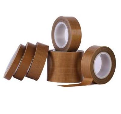 Chine Silicone Adhesive Glass Cloth Heat Resistant Tape Temp Brown Glass Cloth Tape à vendre