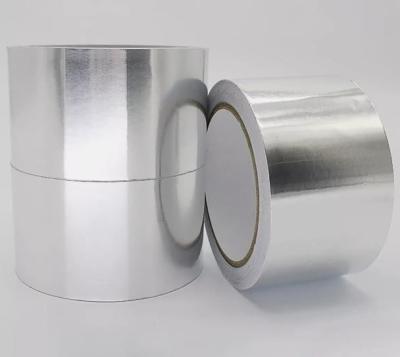 China Kleber 18N/25mm Haftung an Stahl 45N/25mm Zugfestigkeit Klebeband aus Aluminiumfolie zu verkaufen