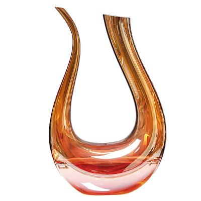 China New classic/postmodern hot sale glassware decanter storage glass basket with wholesale price for sale