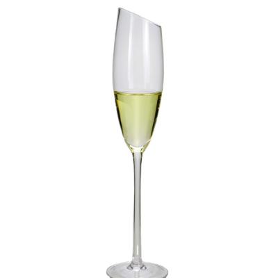 China New classic/postmodern champagne cup acrylic plastic flutes champagne glass colored wine champagne glasses for sale