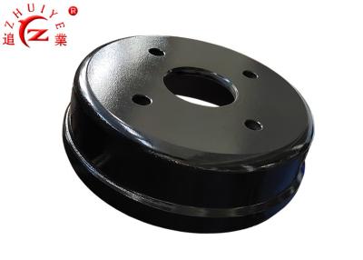 China 4 Stud / Bolt Semi Floating Cast Iron 180mm Brake Drum For Three Wheel Motorcycle for sale