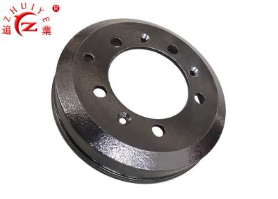 China Heavy Duty Tricycle Spare Parts 5 Stud Full Floating 220mm Brake Drum Cast Iron Made for sale