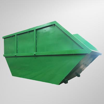 China Customized color and size 3-12M3 skip solid waste bins/steel waste bin for sale