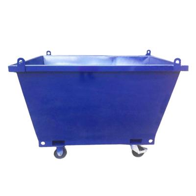 China Reliable Waste Steel Skip Bin Heavy Duty Dusty Skip Bin With Capacity 1M3-15M3 for sale