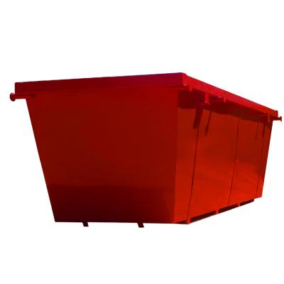 China Solid Waste Stainless Steel 8M3 Waste Bin Rolling Skip Bin With High Quality for sale