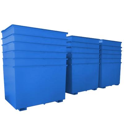 China Hotels Storage Rack Trash Cans Garbage Stackable Industrial Dust Bin Te koop