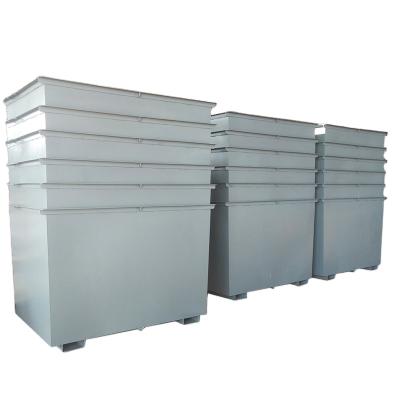 Китай 3CBM Hotels Stainless Steel Scrap Metal Waste Bins Trash Can For Outdoor Use продается