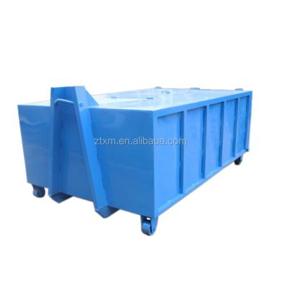 China Heavy Duty Waste Handling Roll On Drop Off Skip Bins Hook Lift Bin Outdoor Gabage Recycle Hopper Skips Container for sale