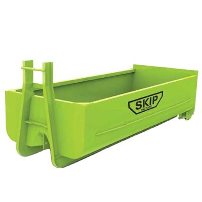 China Building Material Stores 6CBM Colors All Recycle Dump Hook Lift Bin Roll On Roll Off Container For Community for sale