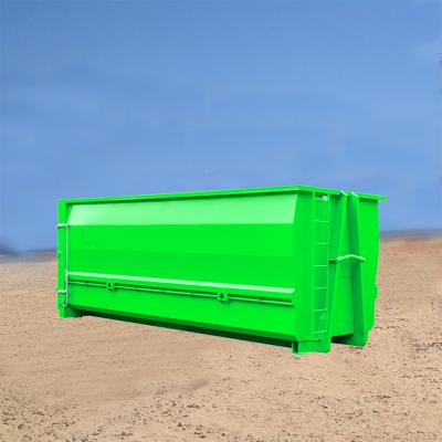 China Building Material Stores 6M3 Customized Size Dump Hook Lift Stackable Recycling Bin for sale