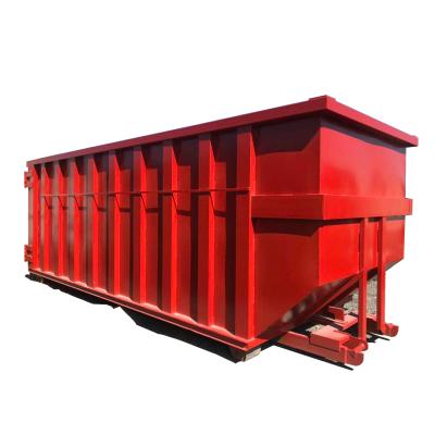 China Building Material Shops Recycling Dump Hook Lift Bin / Roll On Container for sale