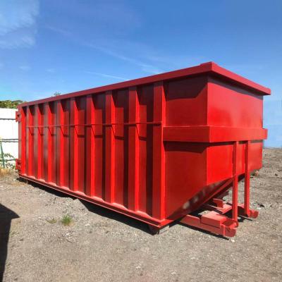 China Hotels 10 Yard Hook Lift Trash Container Garbage Bin For Industrial Waste Collection In Cheap Price for sale