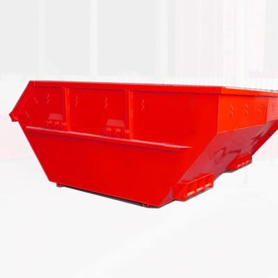 China Cheap Steel Metal Rubbish Bins Swing Arm Type Cubic Meter Hotels 2m3 3m3 4m3 6m3 8m3 Tall Bin Chain Lift Bin for sale