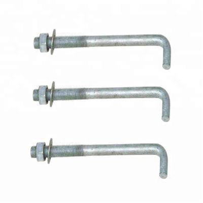 China General industry L type anchor bolt for building construction for sale