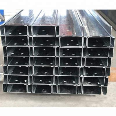 China Hotel Factory Price Lightweight Galvanized Steel C Purlin / C Shaped Roof Purlins for sale