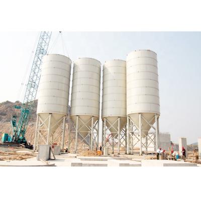 China Construction Projects High Quality Powder Storage Silo / 80T Welded Cement Silo for sale