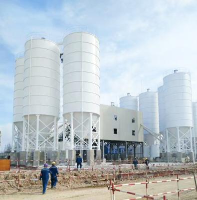 China Construction Projects Customized Style Cement Silo Bolted Concrete Batching Plant With Cheaper Factory Price For Sale for sale