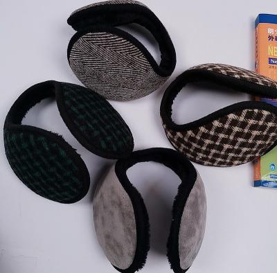 China Soft Feeling Ear Muffs for Men and Women - Winter Ear Warmers / Covers for Cold Weather - Behind the Head Black Fleece Earmuffs Style Everyday Life for sale