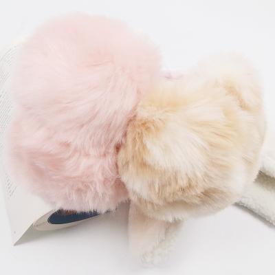 China X GA new style printing earmuffs autumn and warm warm rabbit hair drilling earmuffs and winter lovely earmuffs for students to travel and ride for sale