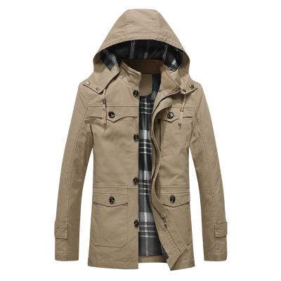 China Men's Breathable Jackets and Coats Wholesale Custom Design Stylish Camouflage Printed Embroidery Autumn Winter Jackets Jackets for sale