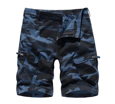 China New QUICK DRY summer men's five point pants camouflage shorts sports loose tooling beach straight pants plus size tooling shorts for sale