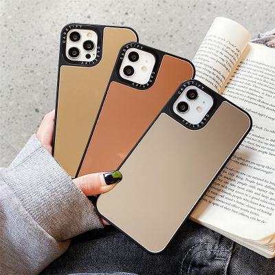 China 2022 Shockproof The New Mirror Case For iPhone 13 12 11 pro max 8 7 plus X XS XR SE2 Max Case Make Up Shockproof Cases Funda Phone Cover Coque for sale