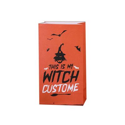 China Ping Recyclable Pocket Niu Pi Bag Halloween Gift Bag Niu Pi Bag Creative Funny Ins Cookie Gift Paper Bag for sale