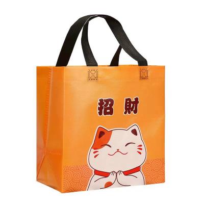 China Recyclable Wholesale Cheap Nonwoven Nonwoven Bags Dessert/Fruit/Vegetable Doggie Bag Bag for sale