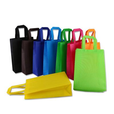 China Recyclable Coated Nonwoven Three-Dimensional Printable Yarn Bag Color Package Sewing Pouch Custom Urgent Logo Recyclable Bag for sale