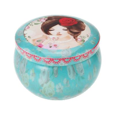 China Mini Packing Candy Mint Gift Seamless Candle Low MOQ Round Metal High Quality Stock Food Grade Tins Box Can for sale