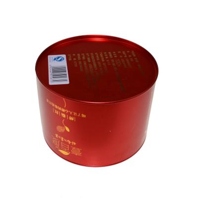 China Food Grade China Factory New Design Metal Round Candy Tin Can Tea Tin Box for sale