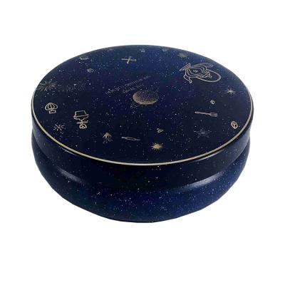 China 8oz 14oz Recyclable Luxury Reusable Round Gift Candles Cake Tea Candy Tin Cans for sale