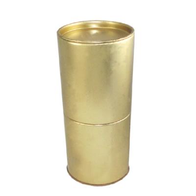 China Wholesale Recyclable Round Metal Rose Gold Round Tea Coffee Candy Gift Tin Box for sale