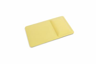 China Ergonomic cooling gel soft mouse pad with cooling-gel infused memory foam palm rest for sale