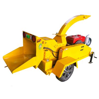 China Crush Wood Shredder Logs Making Sawdust Eco Friendly Mobile Diesel Motor Garden Branch Crusher for sale