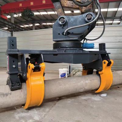 Κίνα 13-15ton Excavator Attachment Extendable Pole Clamp Grab Setter Grapple με περιστρεφόμενο κύλινδρο προς πώληση