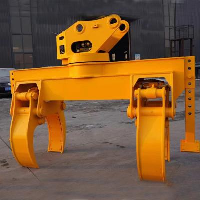 Κίνα 13-15ton Excavator Pole Grab με επεκτάσιμη λαβή πόλου και περιστρεφόμενο κύλινδρο προς πώληση