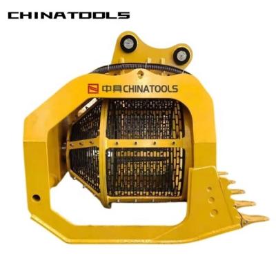 Cina 35t-40t Excavator Attachment Excavator Rotary Screening Bucket in vendita