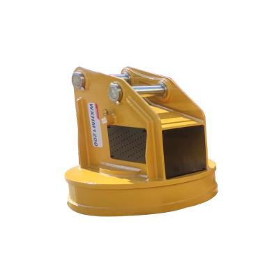 China High Frequency Electromagnetic Chuck Hydraulic Magnet For Excavator For Metal Delivery 1-6ton Lifting Performance for sale