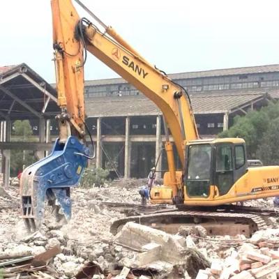 China 600mm Width Hydraulic Rotating Stone Excavator Pulverizer With 1300mm Opening Width for sale