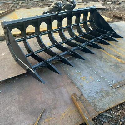 China 1-40 Ton Excavator Root Rake Made Of Q345B Material For Long Lasting Performance for sale