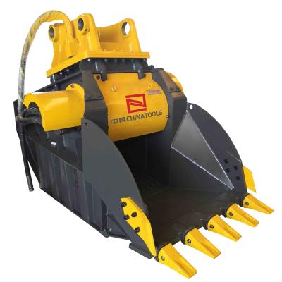 Cina 5-35 tonnellate Escavatore Concrete Maxi Crusher secchi e riciclare i materiali con facilità in vendita