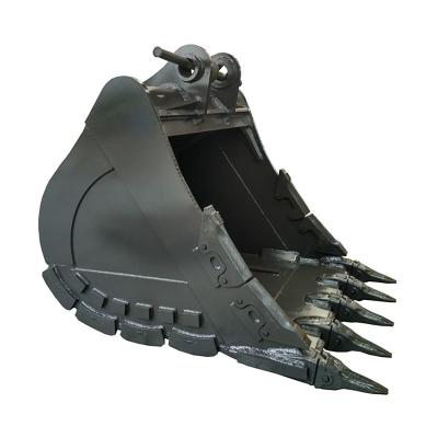 China Mini Excavator Attachments 1.2cbm Capacity Bucket with Q345B and Hardox Teeth Pins for sale