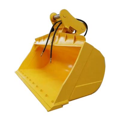 China 20 Tonne Construction Works Excavator Tilt Bucket with 48 Degree Tilt SY35C for sale