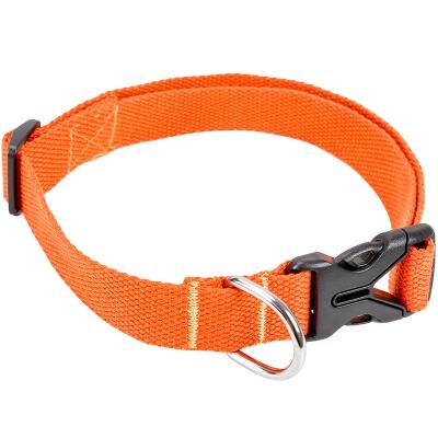 China Custom Detachable Buckle Comfy Soft Strong Metal Dog Training Collar Cotton Pet Collar Retractable Dog Accessories for sale