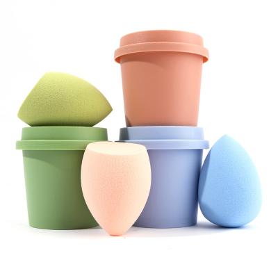 China Free Wholesale Custom Style Soft Latex Morden Blender Customized Halloween Beauty Morandi Color Makeup Sponge for sale