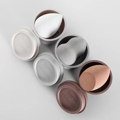 China Custom Logo Private Label Coffee Cup Shandong Sponge Makeup Beauty Factory Wholesale Soft Latex Free Blender Cosmetic Egg for sale