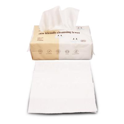 China Wholesale Child Safe Disposable Soft Nonwoven 100% Nonwoven Face Towel Withdrawn From China Cotton for sale