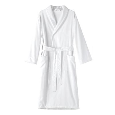 China Breathable custom made luxury pajamas for women set cotton bathrobe women gabardine bathrobe for sale