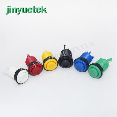 China For Electronic Games Jinyuetek Bi Color Led Metal Pin BLE Mini USB Power Waterproof Push Button Switch Arcade Button 6 for sale